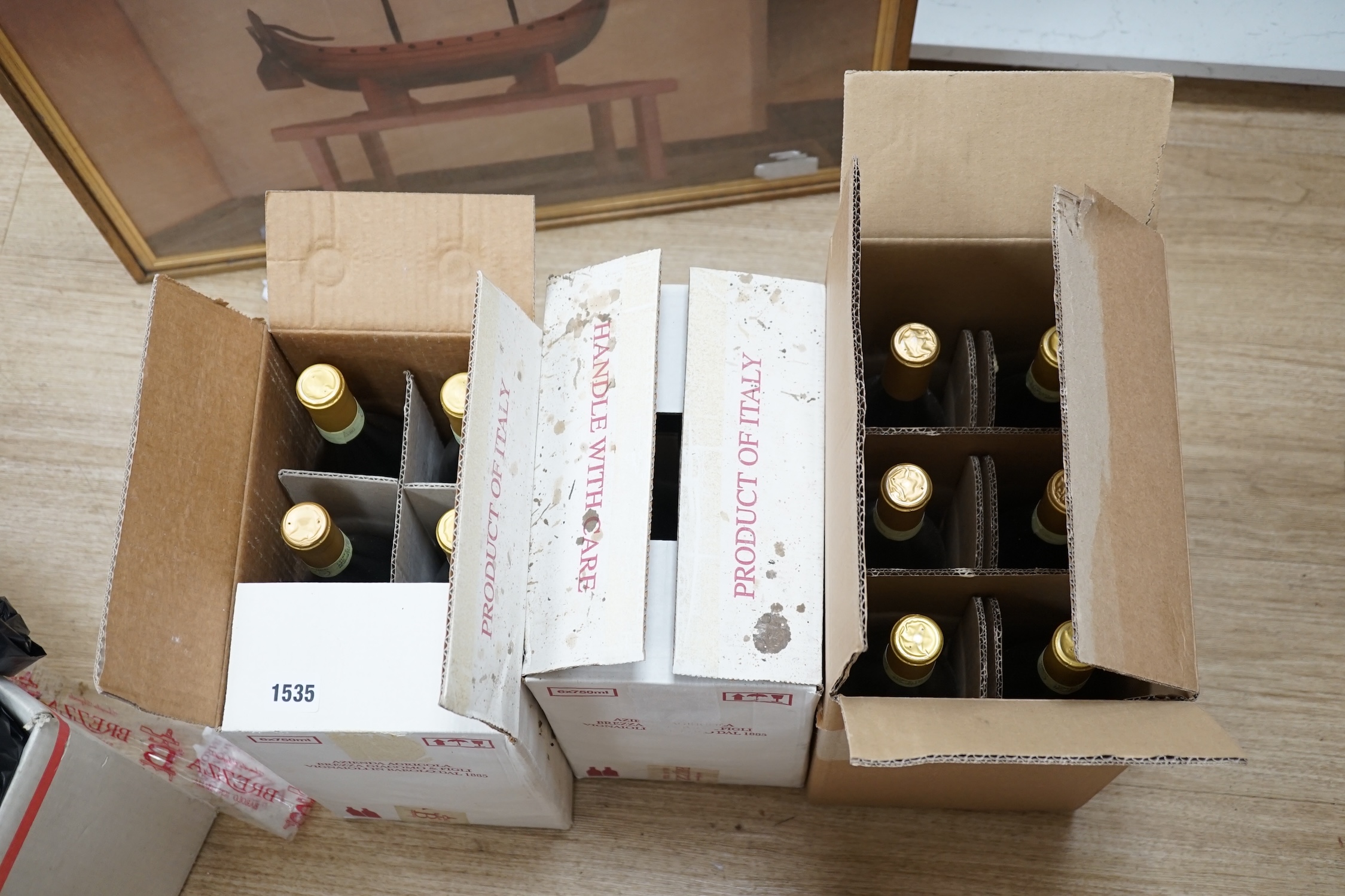 Eighteen bottles of Moscato D’Asti Brezzaville 2009. Condition - good, storage unknown